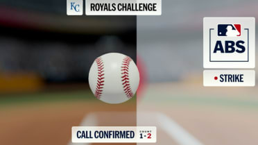 Called strike confirmed after ABS challenge