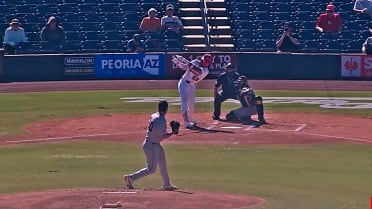 Tai Peete slugs a 408-feet home run