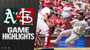 Athletics vs. Cardinals Highlights 