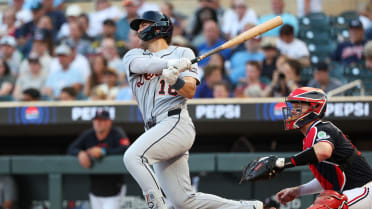 John Peck's two-run double for first MLB hit