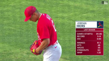 Hicks throws a 104.6 mph pitch