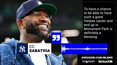 CC Sabathia on the honor of going into Monument Park