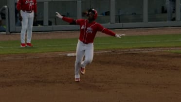 Cam Collier's drives in four with double, solo homer