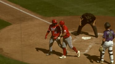 P.J. Higgins two-run homer