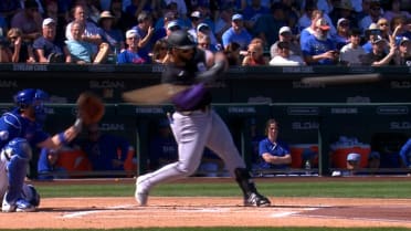 Edgar Quero's first homer of the spring