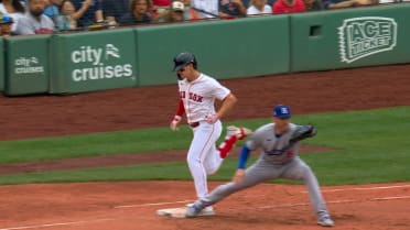 Roman Anthony safe at first, call stands after review