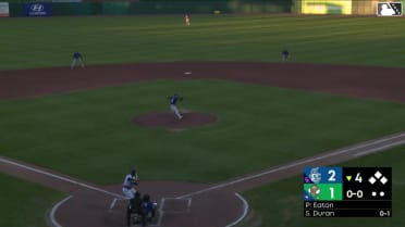 Edward Duran homers (1) on a fly ball to right center field.