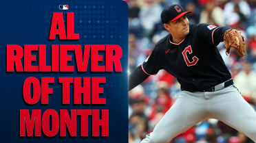 Cade Smith is named AL Reliever of the Month