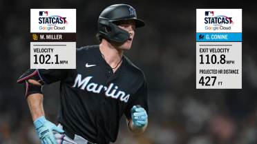 Griffin Conine conecta jonrón a 110.8 mph 