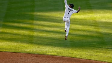 Adael Amador's leaping catch