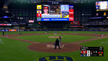 Drew Millas' sacrifice bunt brings in a run