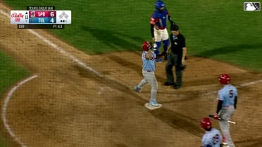 Rainiel Rodriguez's first Double-A homer
