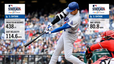 Shohei Ohtani's 438-foot home run