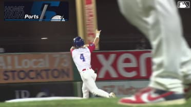 Drew Burress' sixth homer at Single-A