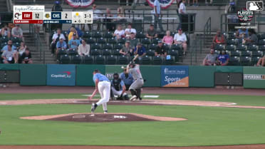 Kam Durnin homers (1) on a fly ball to left center field. Aaron Piasecki scores.
