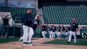 Tigers practice in early days of Spring Training