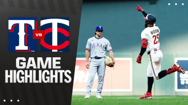 Rangers vs. Twins Highlights