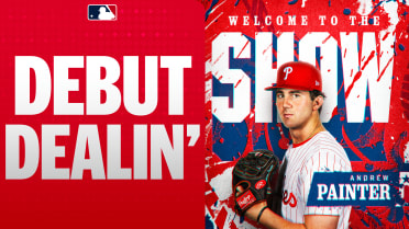 Andrew Painter strikes out eight in MLB debut