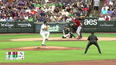 Emil Morales' two-run home run