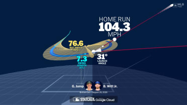 Bobby Witt Jr.'s home run through bat tracking data