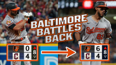 Los Orioles anotan 6 en la 8va