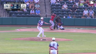 Héctor Rodríguez homers (19) on a fly ball to right field.