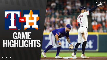Rangers vs. Astros Highlights