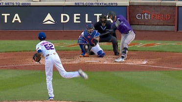 Carl Edwards Jr.'s first strikeout for the Mets