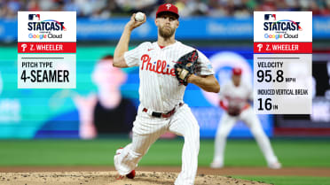 Los distintos ponches de Zack Wheeler vs. Dodgers