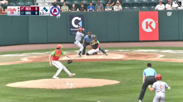 Bryan Rincon homers (16) on a fly ball to center field. Luke Ritter scores. Raider Tello scores.
