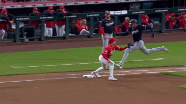 James Wood singles after review in the 4th