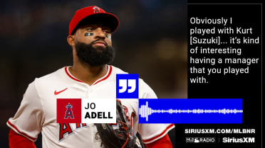 Jo Adell discusses playing for Kurt Suzuki