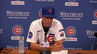Craig Counsell on the Cubs' 7-0 loss