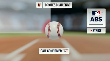 Strike 1 call upheld after Orioles ABS challenge