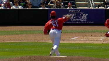 Brady Singer strikes out three over three innings