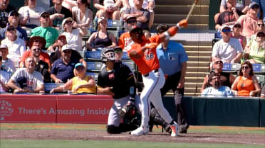 José Barrero's three-run homer