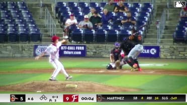 Stiven Martinez homers (9) on a fly ball to right center field.