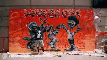 Birdland Murals: Kid Balloon