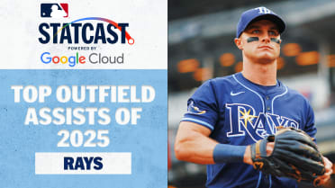 Rays' Top 5 outfield assists of 2025