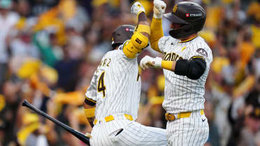 Padres score five runs in the second inning