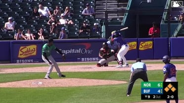 Charles McAdoo singles on a ground ball to right fielder Heston Kjerstad. Ismael Munguia scores. Rudy Martin Jr. scores. Brett Bateman to 2nd.