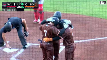 Aidan Smith mashes a two-run home run