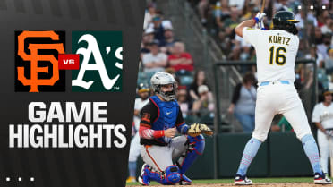 Giants vs. Athletics Highlights 