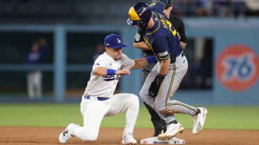 Cooper Pratt steals second base after review