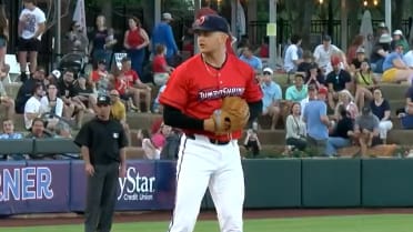 Robby Snelling strikes out seven