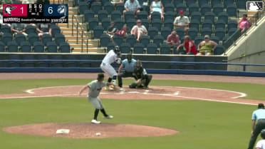 Alexander Frias singles on a line drive to center fielder Anthony Huezo. Filippo Di Turi scores.