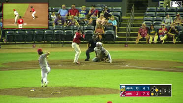 Boston Smith homers (3) on a fly ball to right field. Sammy Siani scores.