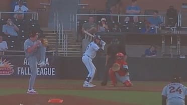 Nathan Flewelling's three-hit game