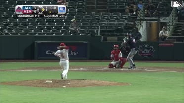 Kemp Alderman homers (18) on a fly ball to center field. Deyvison De Los Santos scores.