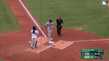 Theo Gillen's leadoff homer